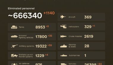 combat losses of the enemy from February 24, 2022 to October 11, 2024.