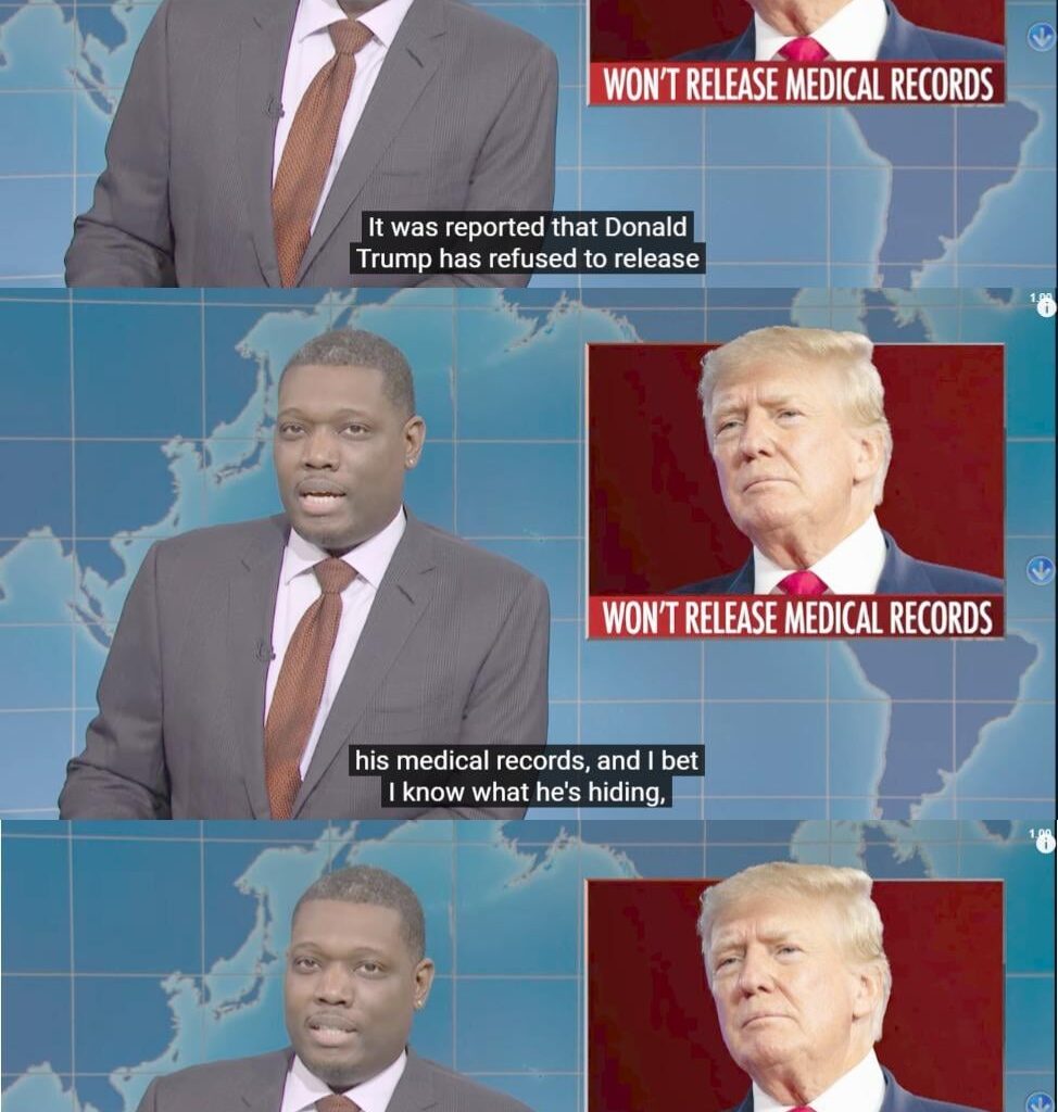 SNL - Trump won't release medical records