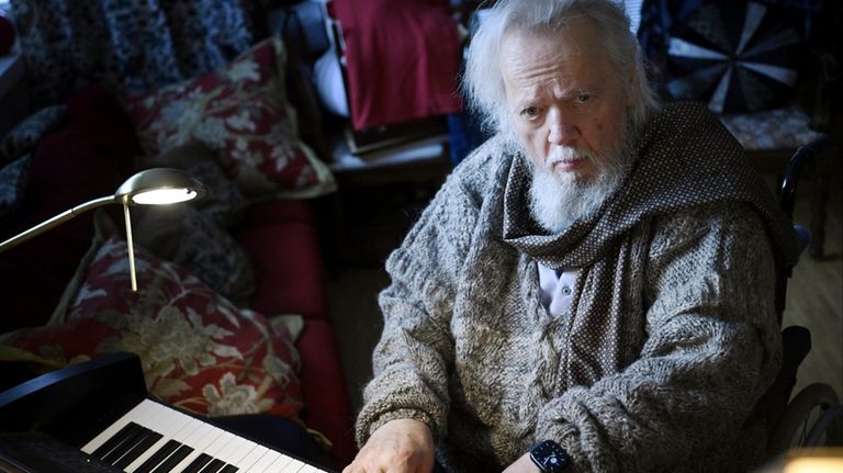 Finnish conductor, composer Leif Segerstam pictured at his home in...