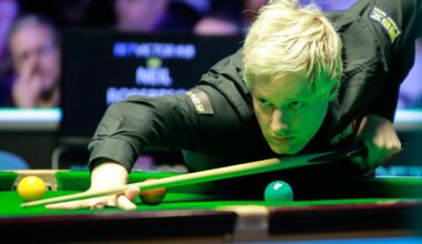 Northern Ireland Open LIVE: Neil Robertson faces Pang Junxu before Mark Williams meets Kyren Wilson in quarter-finals