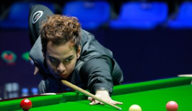 Northern Ireland Open 2024: Shaun Murphy lends Noppon Saengkham his only cue in classy gesture ahead of first-round win