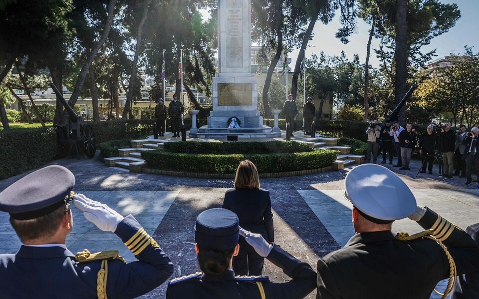 Greek president, PM attend October 28th commemoration events