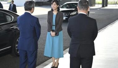 Japan's Princess Kako Attends the All Japan Tennis Championships