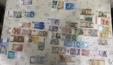 Rate my map of Europe made from banknotes (100% not stolen, i promise)