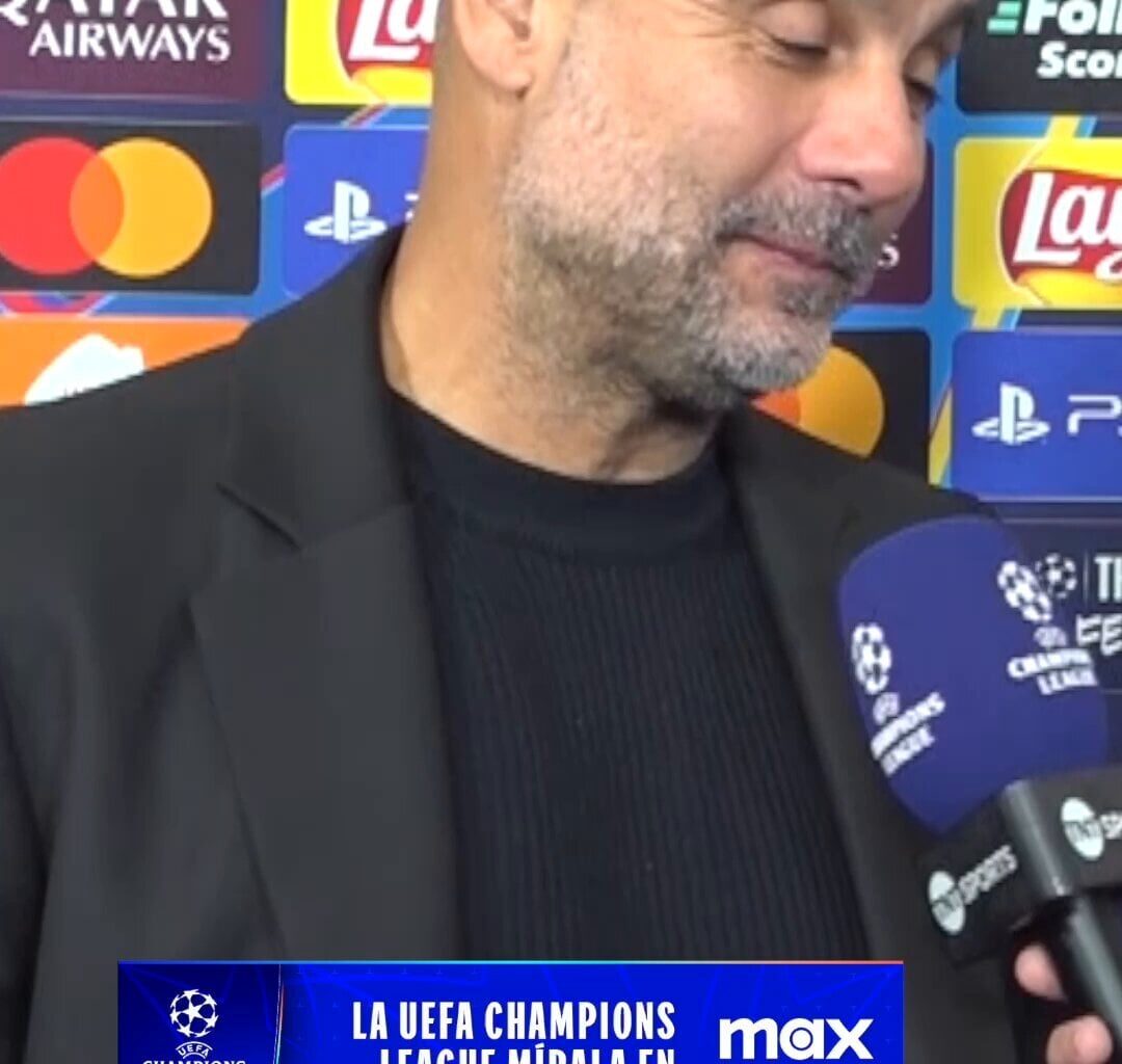 Journalist: Here in Mexico, everyone supports Real Madrid or Barcelona. How can we attract people to Man City here? Pep Guardiola: "As long as they support Barça, it's fine" [@TNTSportsMex] #fcblive