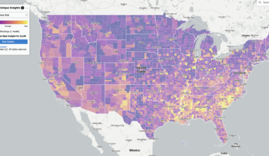 [OC] Gun Violence Risk (per capita 2014-present)