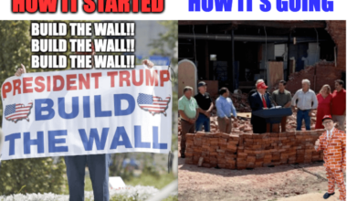 Finally, the wall is built!!