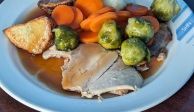 Sunday roast at NHS maternity ward, Bath