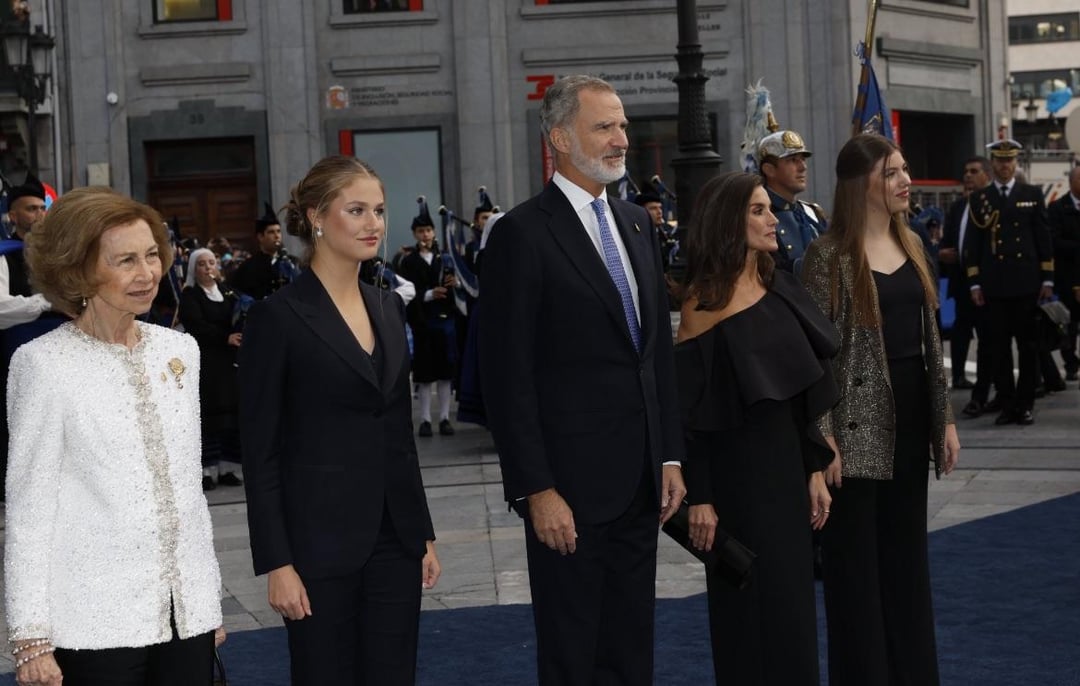 The Spanish royal family at the 2024 Princess of Asturias Awards ceremony