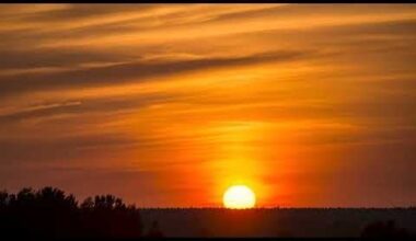 Sunset timelapse in Köyliö