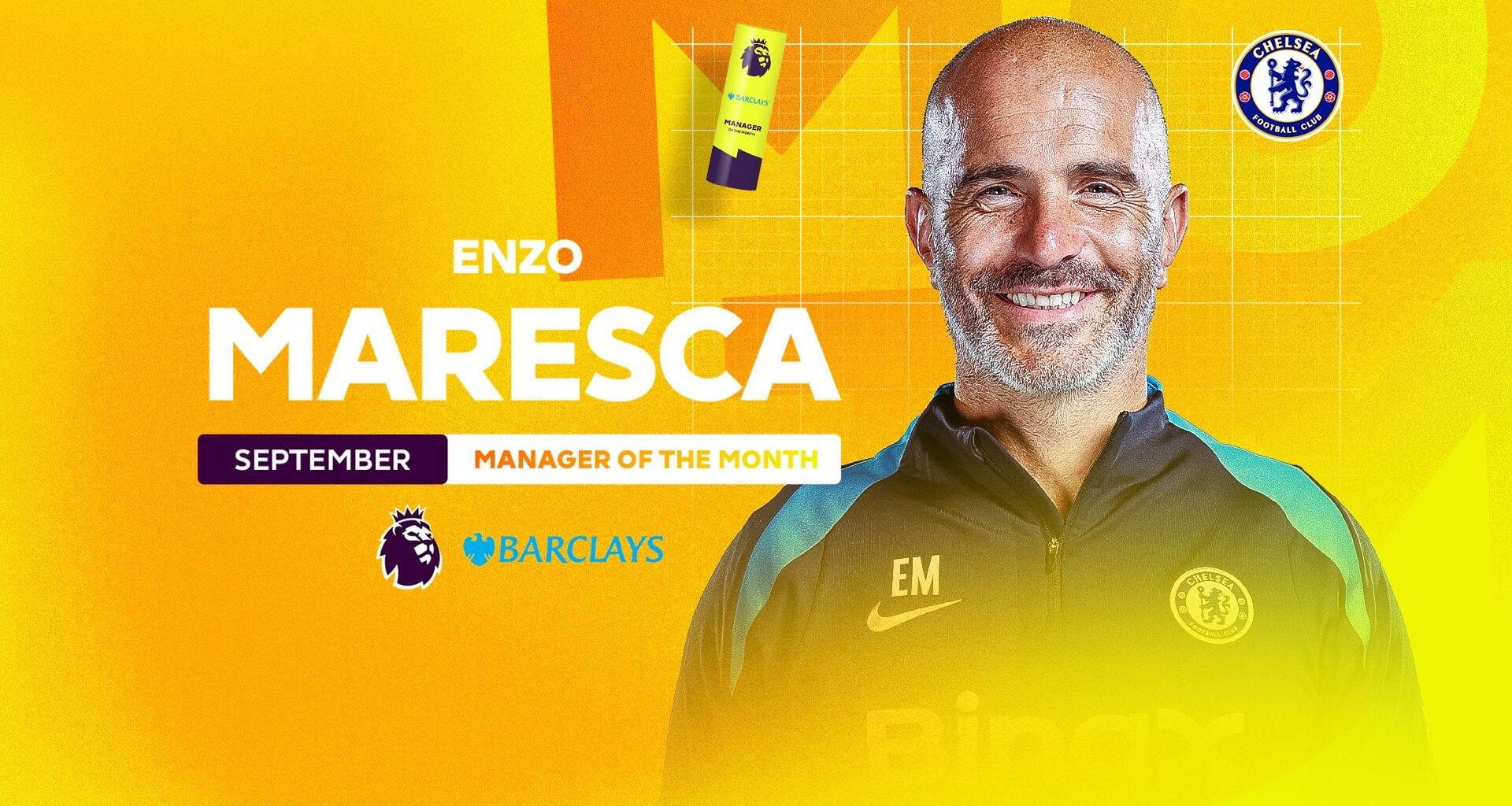 Maresca named Barclays Manager of the Month