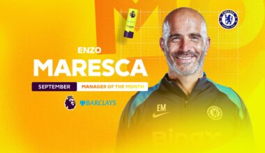 Maresca named Barclays Manager of the Month