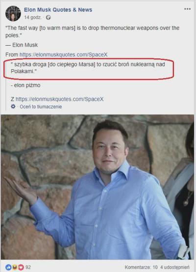 Why does Elon seem to dislike Poland so much?