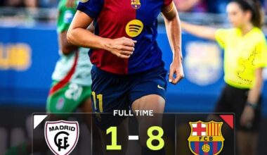 Barca Femini beat Madrid 8-1