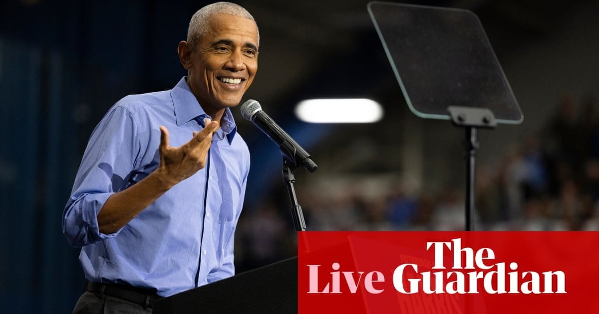 Obama says Trump sees power ‘as a means to an end – as it happened | US news | The Guardian