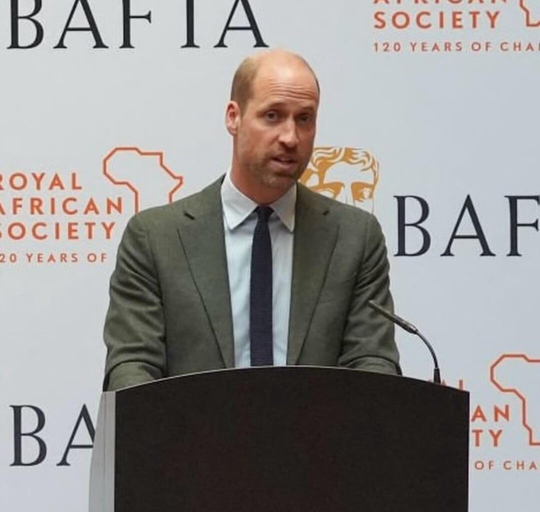 Prince William attended an event co-hosted by BAFTA and the Royal African Society to celebrate young creatives