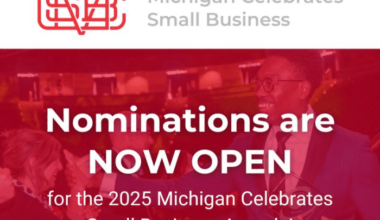 Nominations Open for Michigan Celebrates Small Business Awards