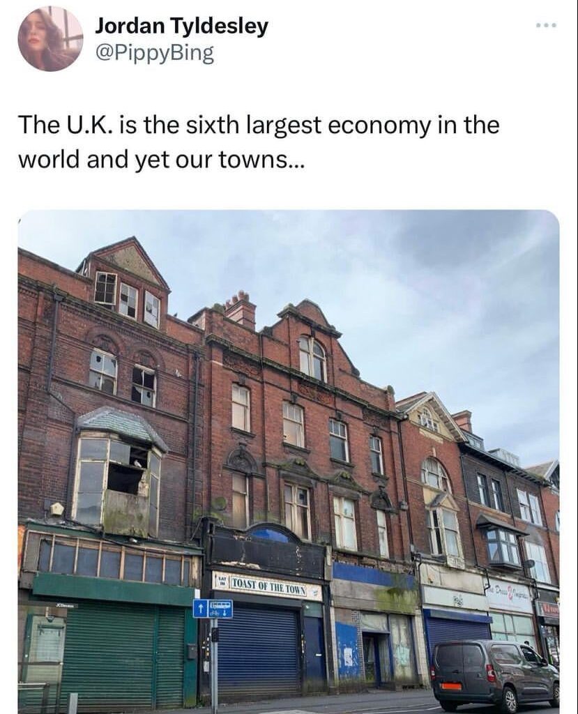 The average British town