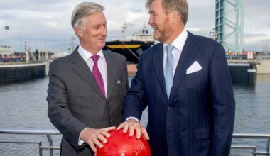 King Willem-Alexander and King Philip open the New Lock Terneuzen in North Sea Port