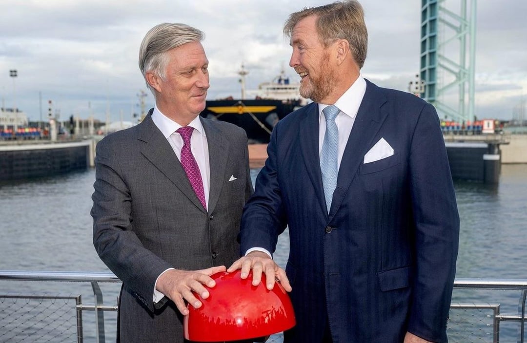 King Willem-Alexander and King Philip open the New Lock Terneuzen in North Sea Port