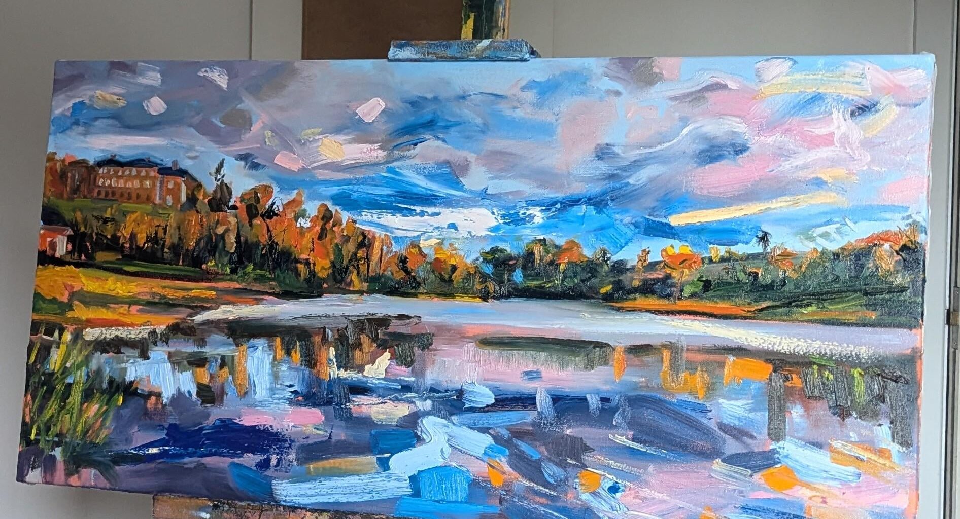 A painting of Lough Erne that I completed today