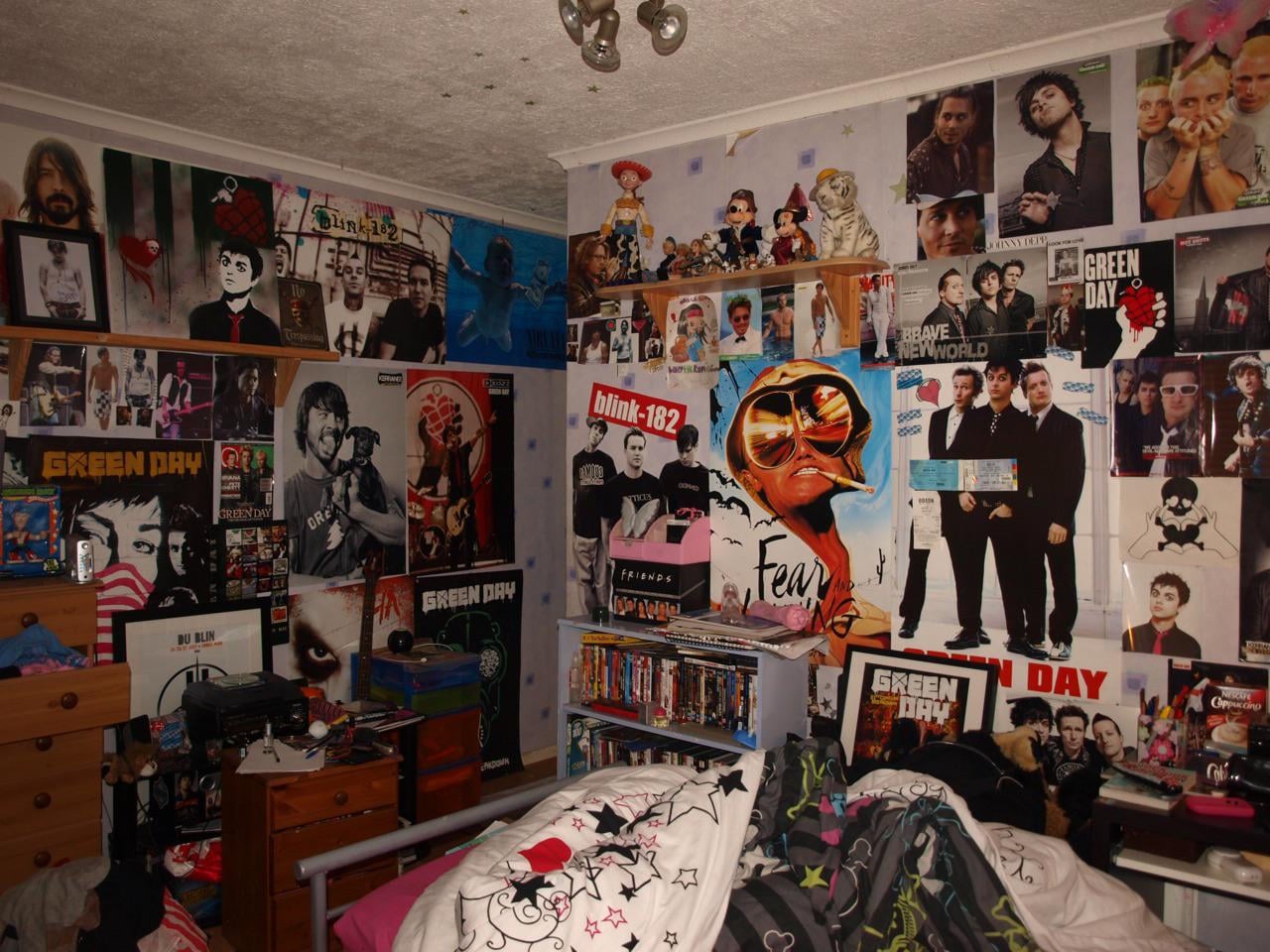 What was on your walls growing up in the UK?