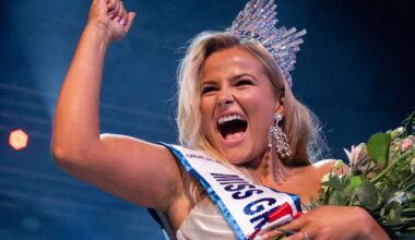 Scots student, 19, wins Miss Great Britain crown at glamorous pageant finale