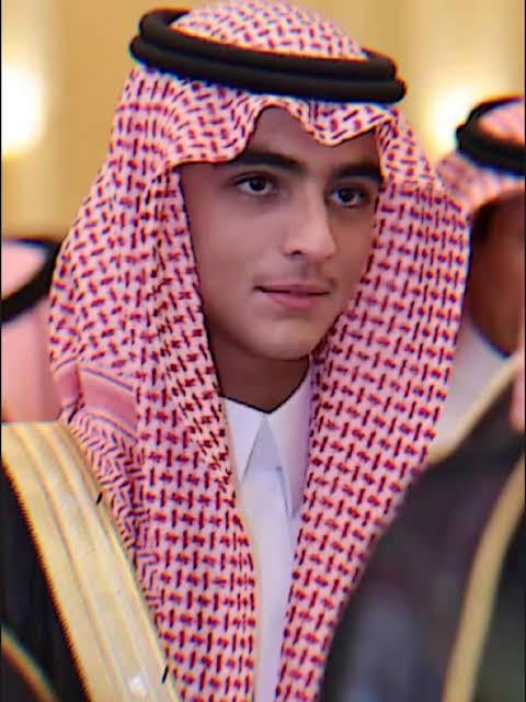 Whose child is he and how far back is he from the saudi throne?