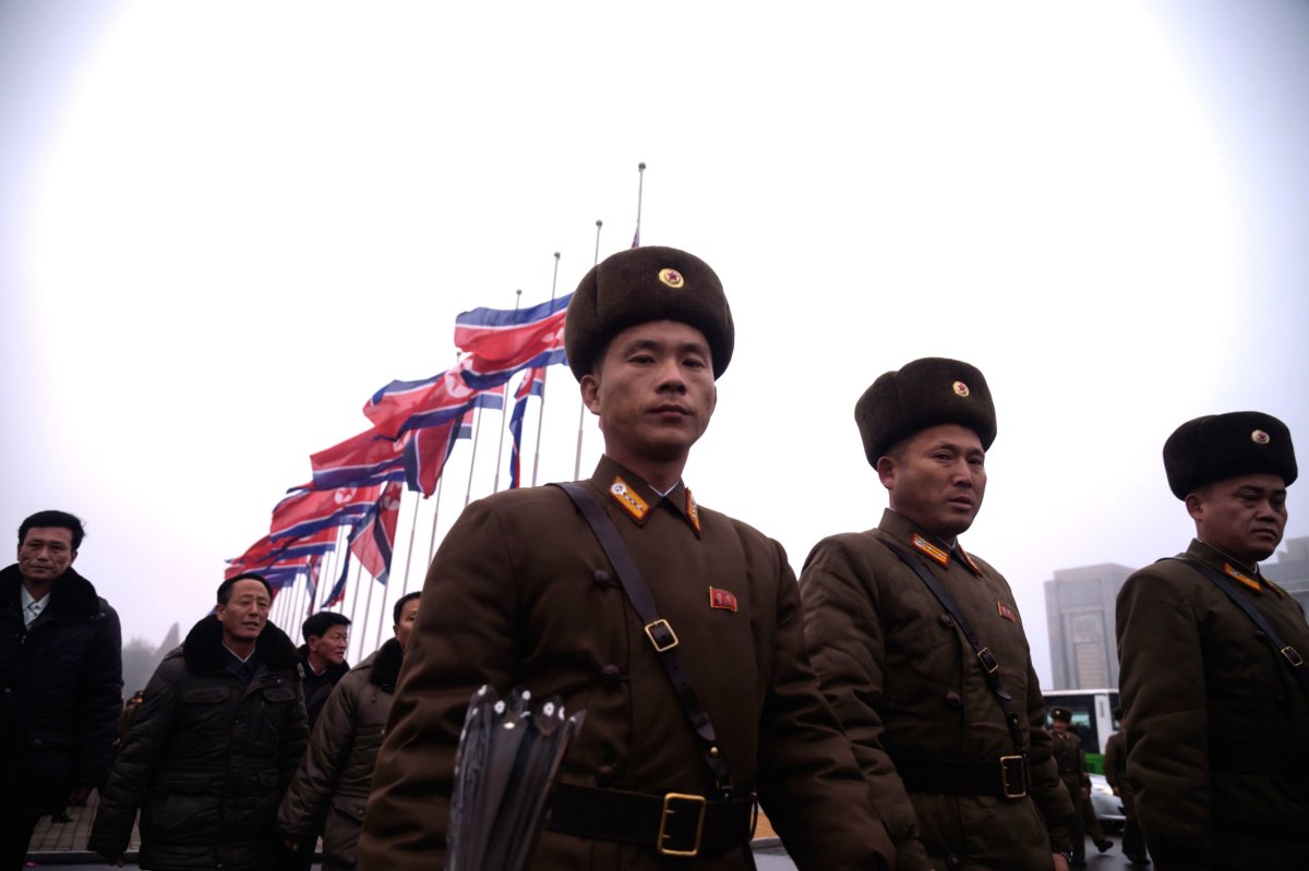 North Korean soldiers