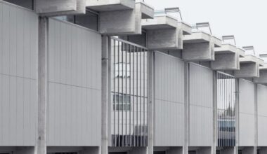 OFIS Arhitekti converts brutalist printworks in Slovenia into offices