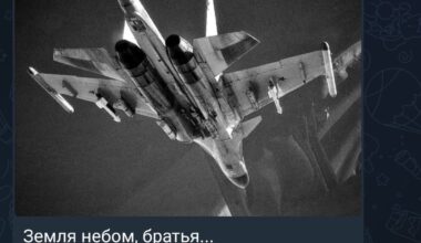 Russian milblogger posts about the loss of an SU-34 and it's pilots. Other channels are claiming it was shot down by an F-16