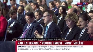 Paix en Ukraine : Poutine trouve Trump "sincère"