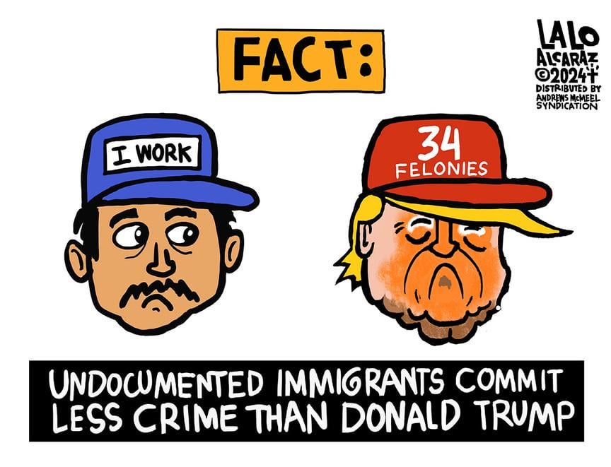 Undocumented Crime vs Presidential Crime