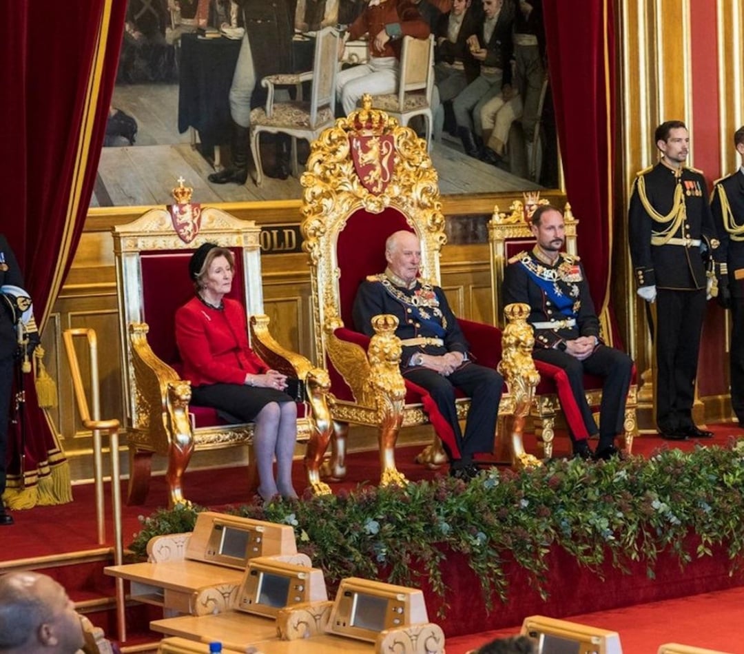 King Harald V opening the 169th Session of the Norwegian Parliament