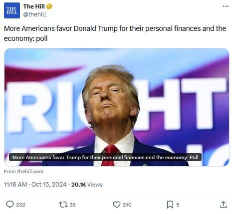 Any person who thinks a guy who bankrupted 4 casinos, an airline, and gave us the worst crash since the Great Depression can be trusted with the economy, is too far gone from reality.