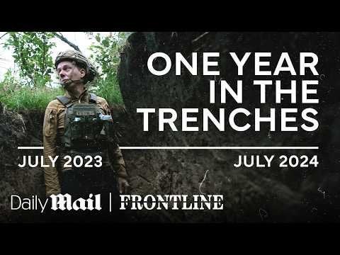 One Year Inside Ukraine's Brutal Trenches | Frontline Marathon | Daily Mail