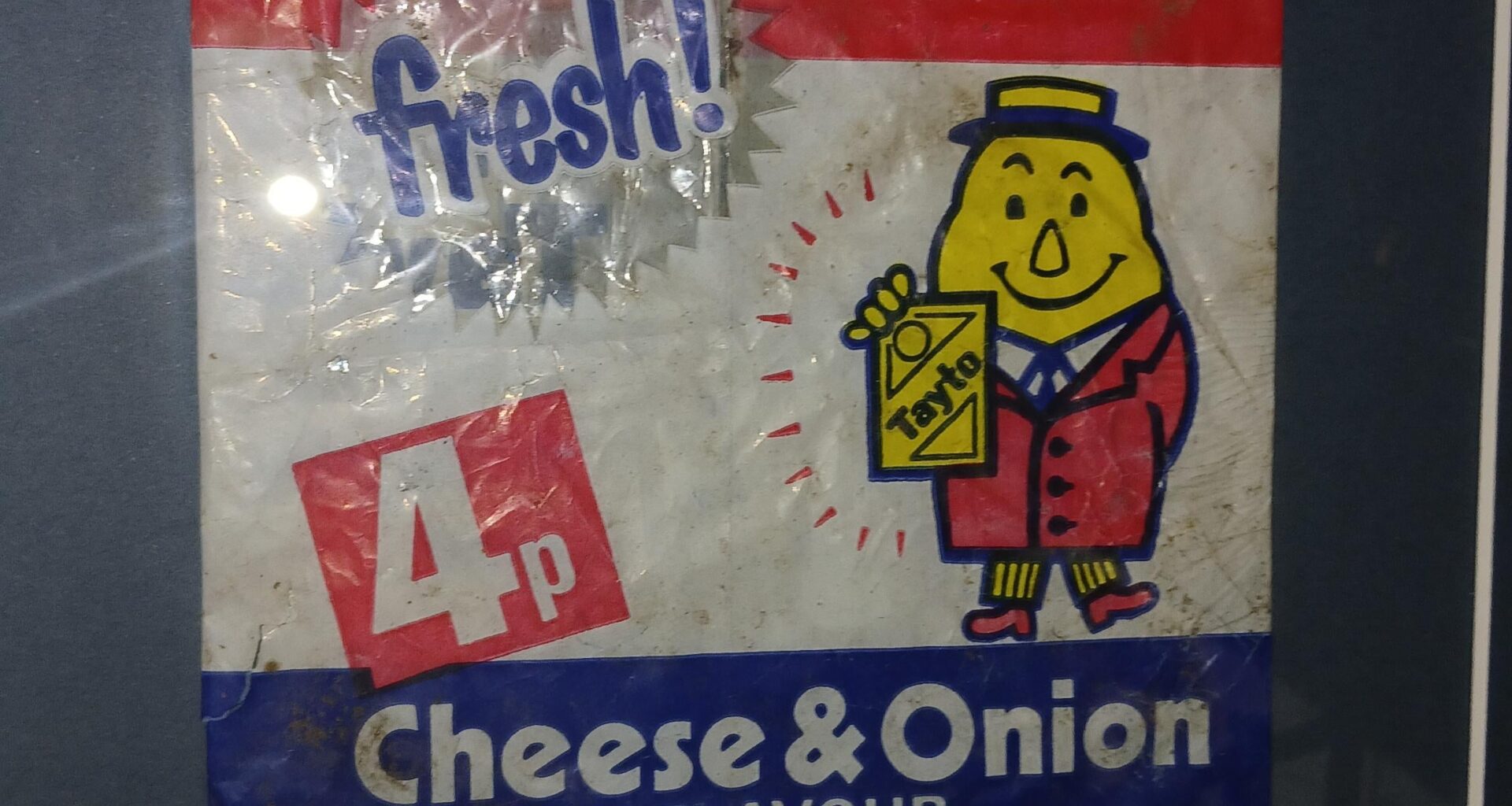 An old tayto packet in my workplace