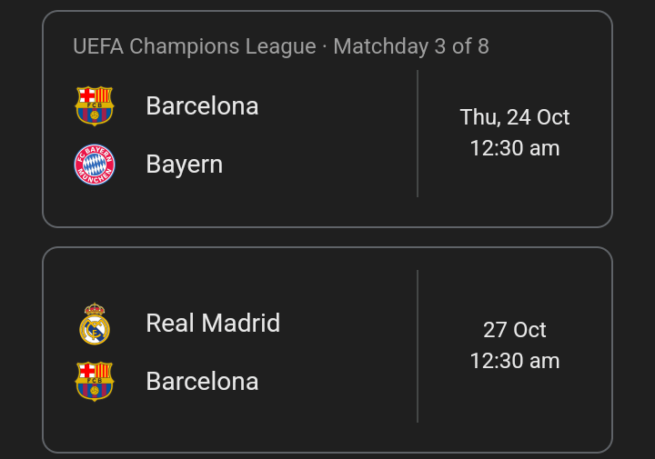 Which match is more important and exciting to you??