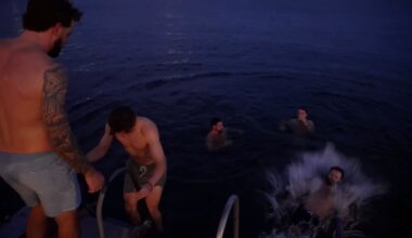 Stars players experience Sauna in Helsinki, Finland