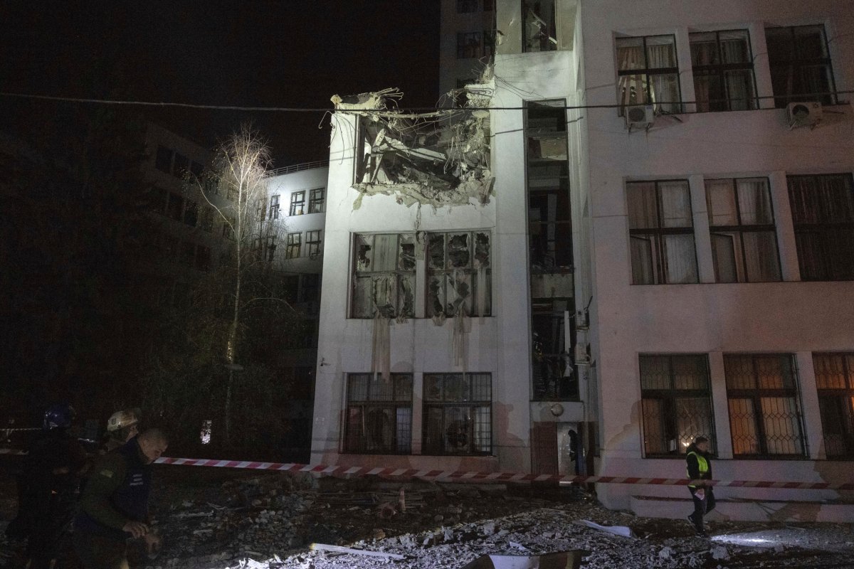 Russian attack central Kharkiv