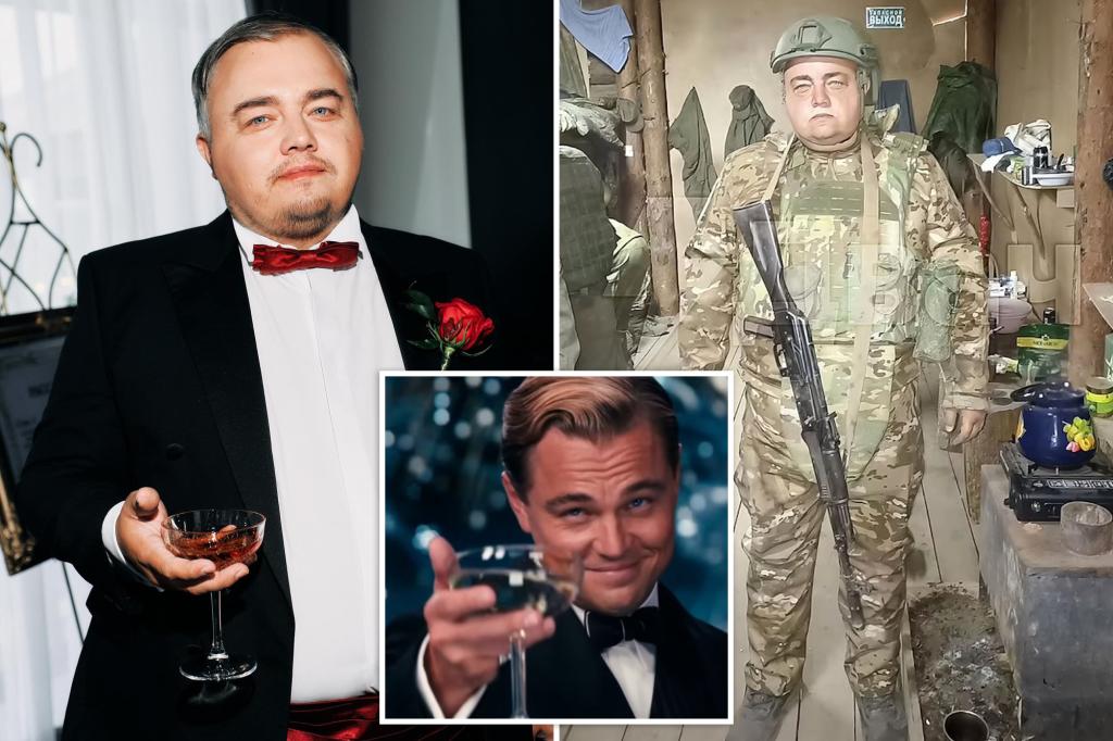 'Fat Russian Leonardo DiCaprio' sent to fight at Ukraine front after weight gain spoils likeness to A-lister