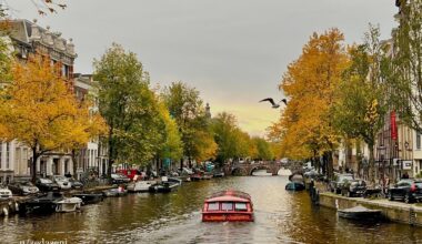 Early Autumn in Amsterdam. Pic is OC