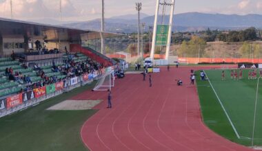 gradas vacías en el primer entrenamiento de España tras los Juegos