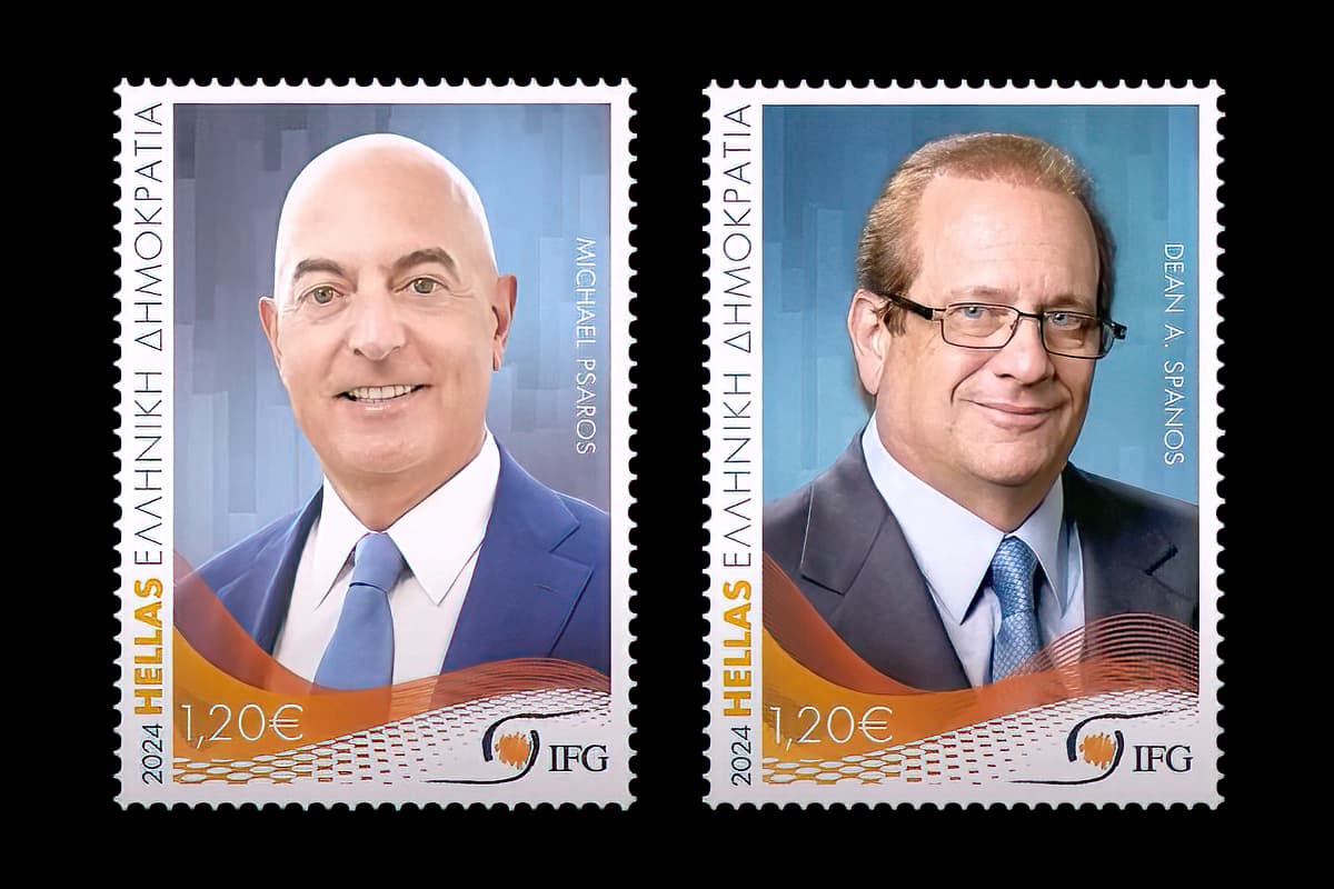 Two Archons Receive Extraordinary Recognition From the Government of Greece: Their Visages on Postage Stamps