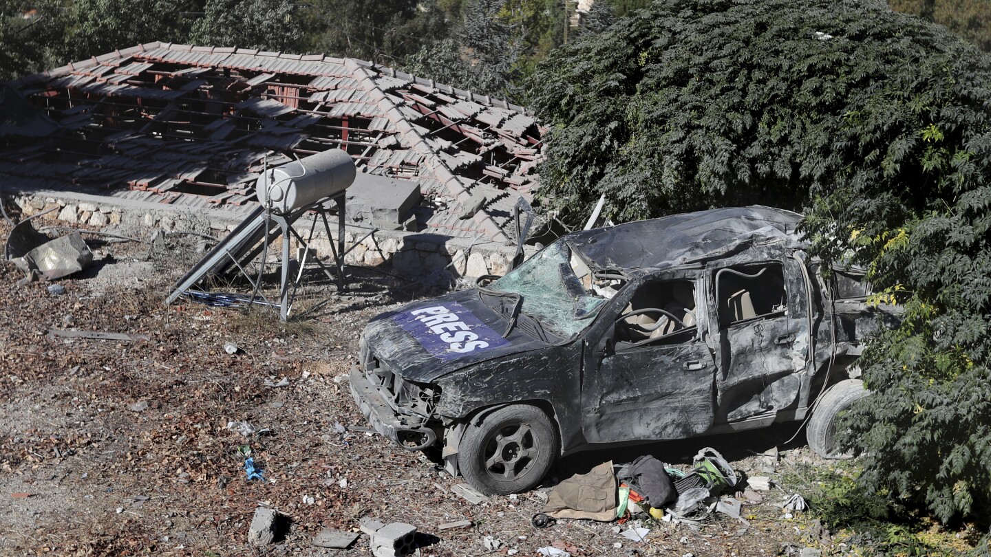 An Israeli airstrike killed journalists covering the war in Lebanon as they slept