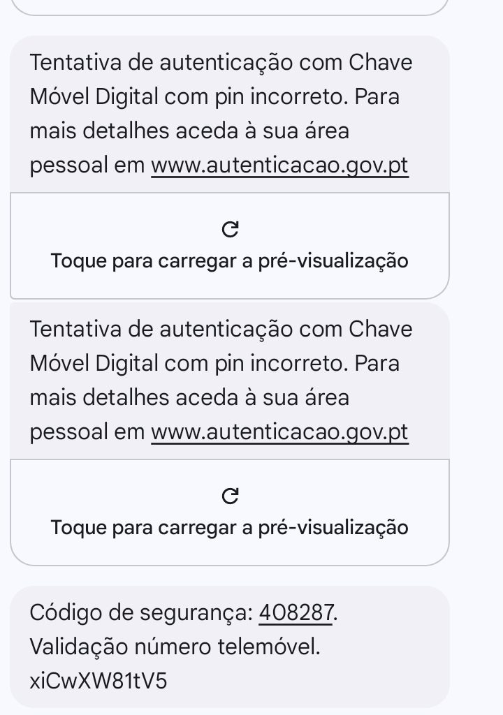 Tentativa de ataque com Chave Móvel Digital