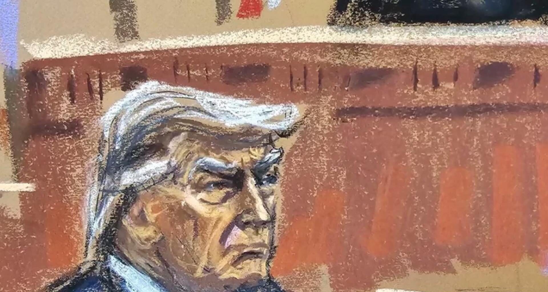 How much longer till he’s courtroom sketches only?