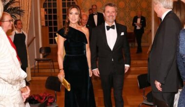 King Frederik and Queen Mary attended a dinner celebrating cultural and commercial ties between the US and Denmark 🇺🇸🩵🇩🇰