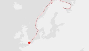 Map shows Russia-tied "floating bomb" ship anchored off NATO ally's shore