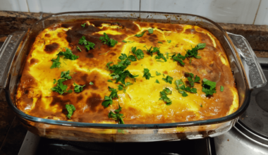 I prepared the traditional Bulgarian Moussaka